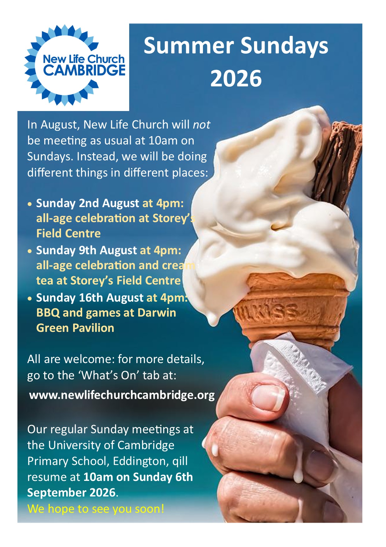 Summer Sunday Poster 2026 v1