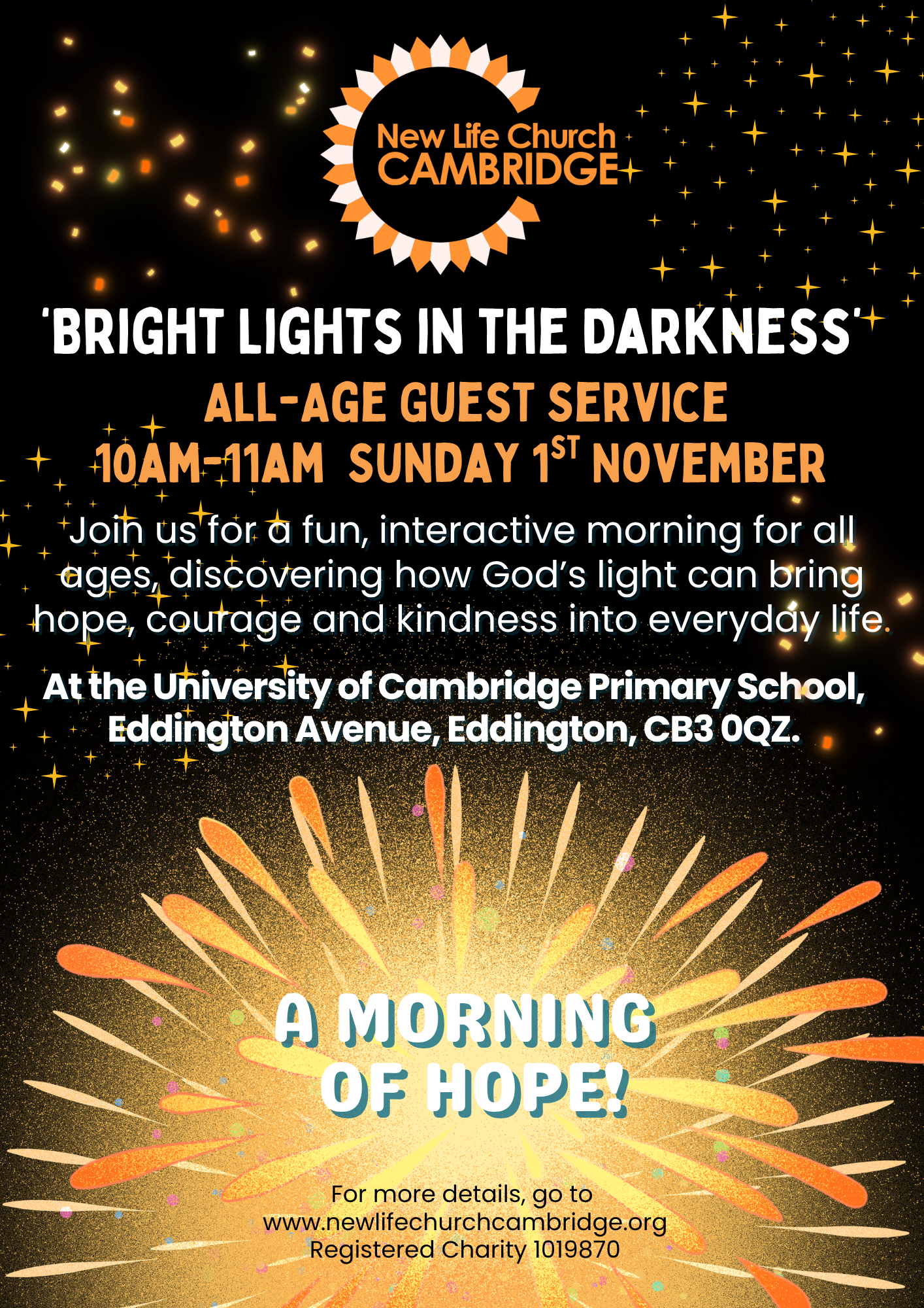 Bright Lights Sunday 1st Novem