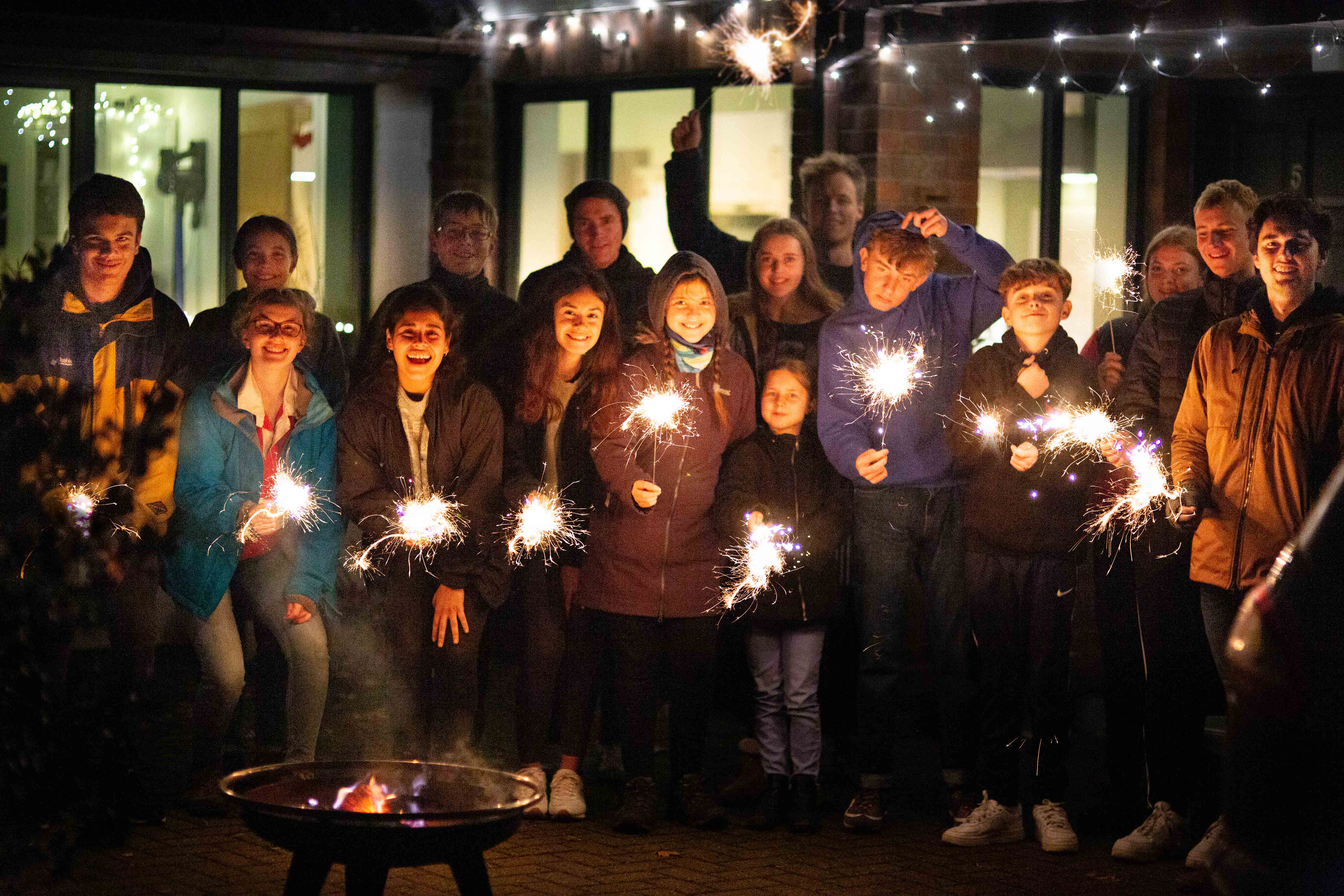 Tribe with sparklers 2019